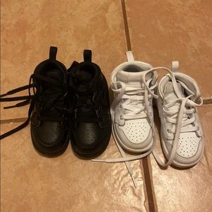 6c toddler white, black air Jordan 1 mid